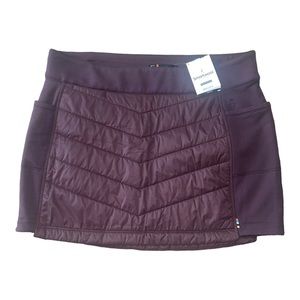 smartwool Women's Smartloft Pull On Skirt size XL New Stretch Pockets Plum